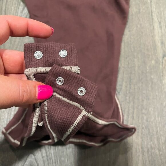 NWT Skims Ribbed Stretch Cotton Bodysuit Chocolate Size XXS - Picture 2 of 5